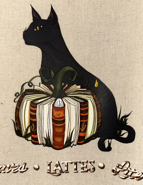 Black Cat Book Tote