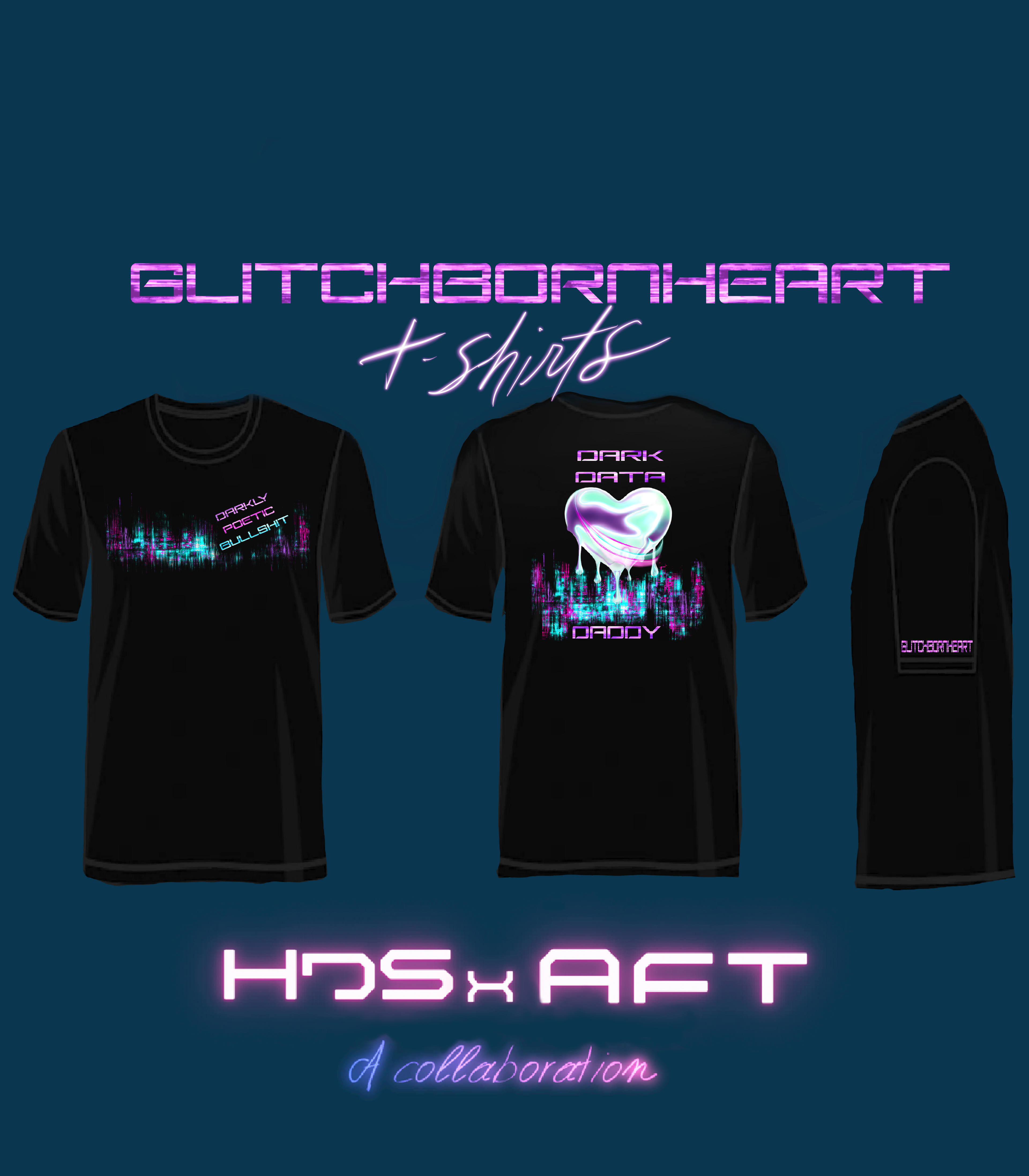 GlitchBorn Heart Tee