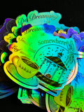 Dreaming of Somewhere Small Sticker
