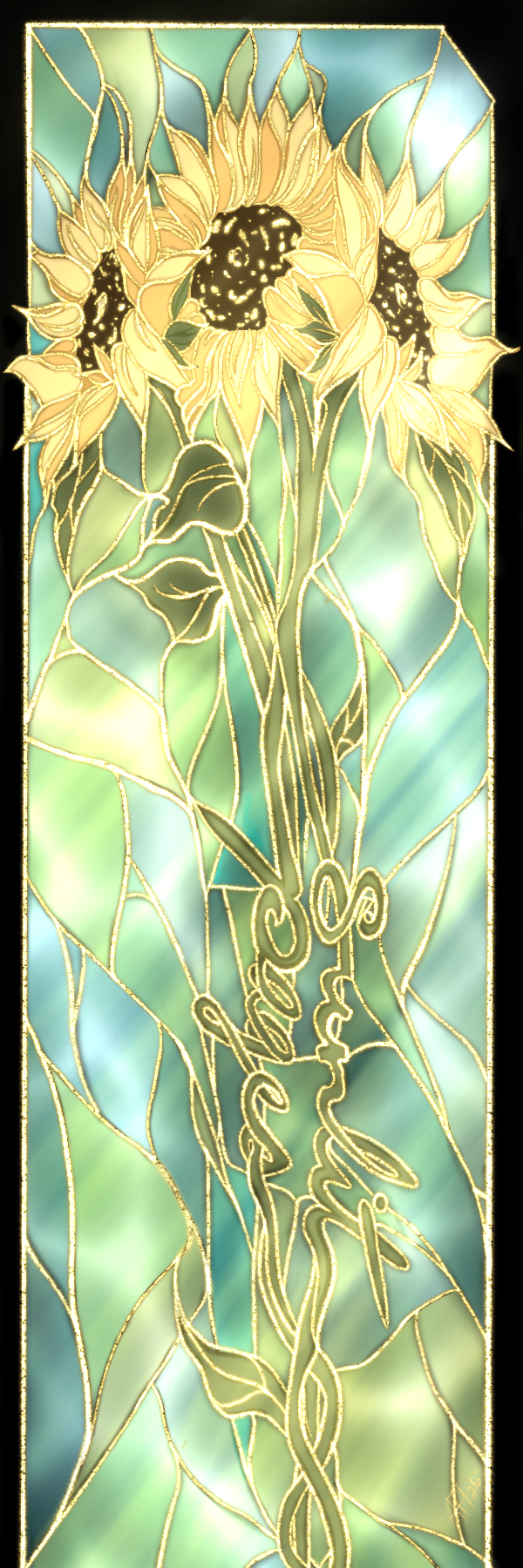 Sunflower Bookmarks